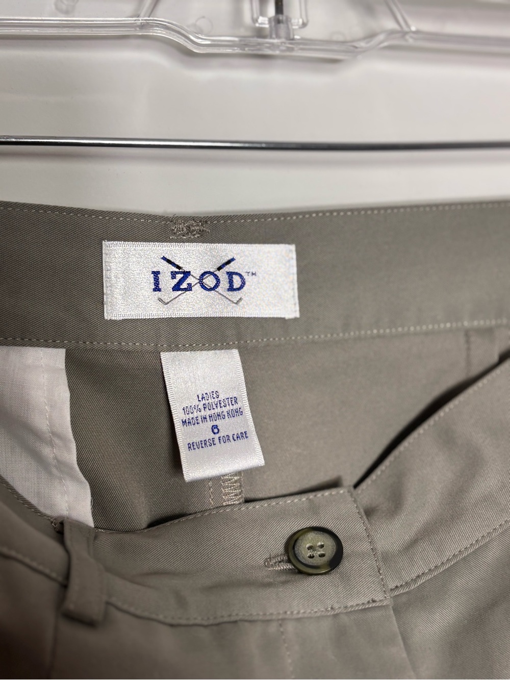 Vintage 80s IZOD Gray Pleated Trouser Pants Women Size 6 Career Straight Leg - Picture 5 of 5